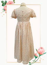 Load image into Gallery viewer, regency dress prom dress vintage dress sustainable fashion slow fashion edwardian dress period drama dress bridgerton dress\
