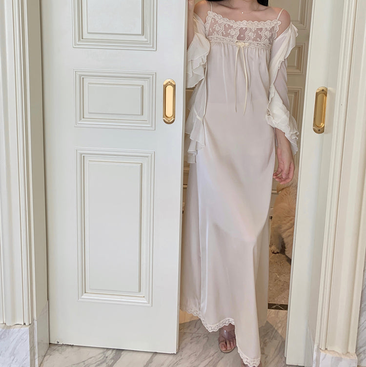 Retro Dreamy Lace Waistband Dress Set Cardi only / S I Retro Fairy Retro Dreamy Lace Waistband Dress Set Cardi only / S I Retro Fairy