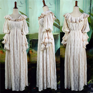 vintage dress cottagecore dress 1970s dress 50s dress prairie dress gunnesax dress lolita dress kawaii dress pastel dress academia dress fairycore dress princess dress 