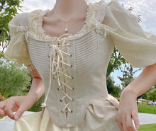 Load image into Gallery viewer, handmade corset vintage corset vintage bustier victorian corset
