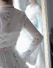 Load image into Gallery viewer, Handmade Movie Inspired Vintage Dreamy Princess Embroidery Dress
