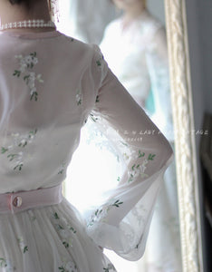 Handmade Movie Inspired Vintage Dreamy Princess Embroidery Dress