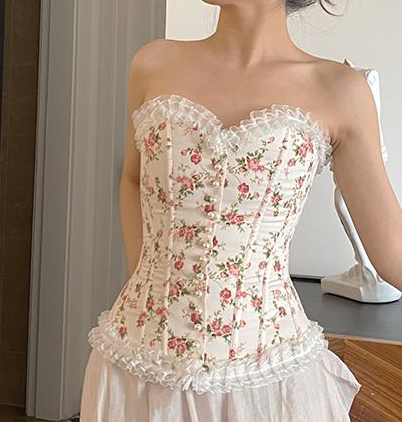 vintage corset cottagecore corset victorian corset handmade corset stay
