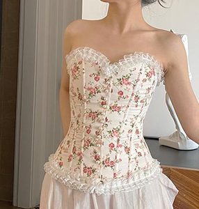 vintage corset cottagecore corset victorian corset handmade corset stay