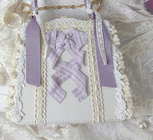 Handmade Fairycore Pearl Studded Hand Bag