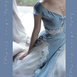 Retro Princess Lace Panel Tea Dress [Handmade]
