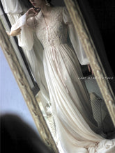 Load image into Gallery viewer, [Preorder] Handmade 30s Lace Princess bridal morning Cardi Gown
