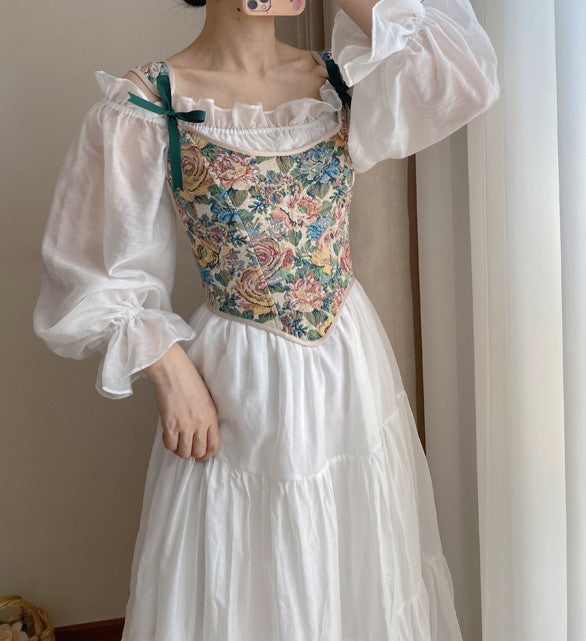 vintage corset cottagecore corset victorian corset handmade corset stay