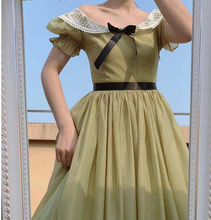 Load image into Gallery viewer, royalcore dress disney princess dress cottagecore dress fairycore dress Vintage Princess Inspired Dress Edwardian dress
