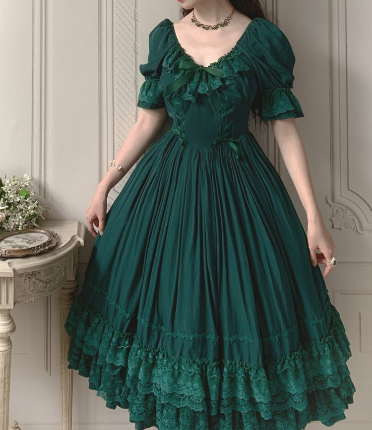green formal dresses for women Olive Green Satin Formal Dress A-Line Square Neck Prom Dresses 21645 Custom Colors / US10