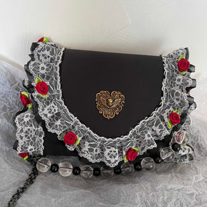 vintage hand bag vintage purse cottagecore bag cottagecore purse lolita bag gothic bag