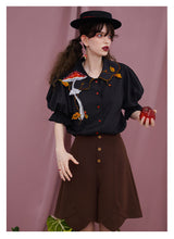 Load image into Gallery viewer, vintage blouse cottagecore blouse shirt cottagecore outfit vintage blouse vintage shirt fairycore outfit 
