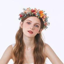 Load image into Gallery viewer, Bridal Flower Hair Crown Hair Band Hair Accessories
