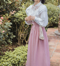 Load image into Gallery viewer, Vintage Victorian Style Top &amp; Skirt Set
