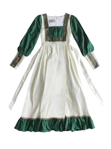 vintage dress cottagecore dress 1970s dress 50s dress prairie dress gunnesax dress