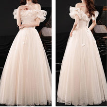 Load image into Gallery viewer, Retro Ethereal Off-Shoulder Prom Dress Bridesmaid dress
