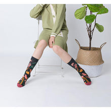 Load image into Gallery viewer, Retro Mid Tube Caricture Socks
