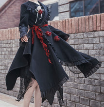 Load image into Gallery viewer, vintage coat vintage jacket cottagecore jacket wool jacketvintage blouse cottagecore blouse shirt cottagecore outfit vintage blouse vintage shirt fairycore outfit 
