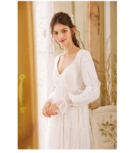 Load image into Gallery viewer, vintage dress cottagecore dress vintage night gown vintage sleep wear
