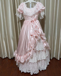 Vintage Remake Multi-Layer Princess Prom Dress Wedding Gown