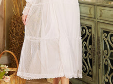 Load image into Gallery viewer, Vintage Princess Lace Night Gown Dress
