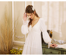 Load image into Gallery viewer, Vintage princess Lace Nightgowns Nightwear Home wear
