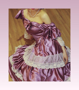 Vintage 50s Princess Bridal Dress [Three Colors]