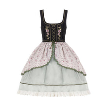 Load image into Gallery viewer, vintage dress cottagecore dress 1970s dress 50s dress prairie dress gunnesax dress fairycore dress lolita dress retro dress
