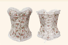 Load image into Gallery viewer, vintage corset cottagecore corset victorian corset handmade corset stay
