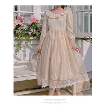 Load image into Gallery viewer, cottagecore dress fairycore dress ethereal dess dreamy dress vintage dress princess dress edwardian dress
