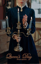Load image into Gallery viewer, 1900s Style Stand Collar Vintage Dress
