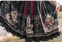 Load image into Gallery viewer, Gothic Style Vintage Sleeveless Lolita Dress
