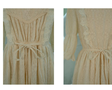 Load image into Gallery viewer, Vintage Victorian Style Handmade Embroidery Cotton Chemise Dress
