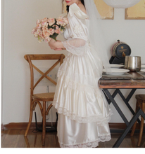 Load image into Gallery viewer, Vintage 50s Princess Bridal Dress [Three Colors]
