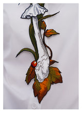Load image into Gallery viewer, Handmade Cottagecore Mushroom Tie Shirt Accessory
