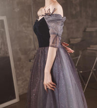 Load image into Gallery viewer, Retro Dreamy Tulle Shimmering Prom Dress Evening Dress
