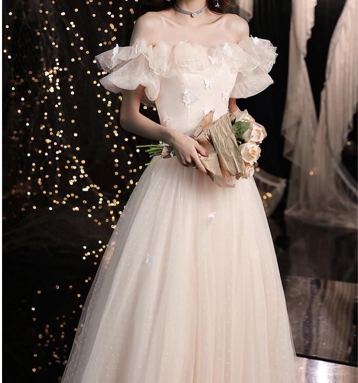 Retro Ethereal Off-Shoulder Prom Dress Bridesmaid Dress M I Retro Fairy Retro Ethereal Off-Shoulder Prom Dress Bridesmaid Dress M I Retro Fairy