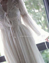 Load image into Gallery viewer, [Preorder] Handmade 30s Lace Princess bridal morning Cardi Gown
