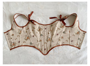Handmade Vintage Reproduction Jacquard Corset