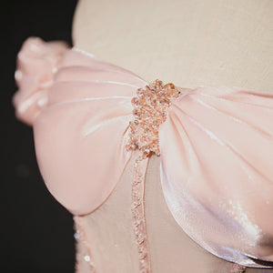 Handmade Retro Princess Off Shoulder Prom Evening Dress Ball Gown