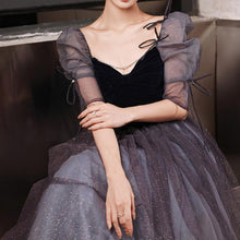 Load image into Gallery viewer, Retro Dreamy Tulle Shimmering Prom Dress Evening Dress
