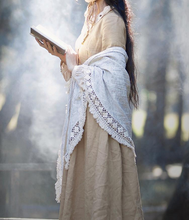 Load image into Gallery viewer, Cottageocre Vintage Cotton Shawl Scarf
