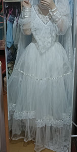 Handmade GunneSax Reproduction 70s Bridal Dress