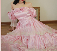 Load image into Gallery viewer, Vintage 50s Princess Bridal Dress [Three Colors]
