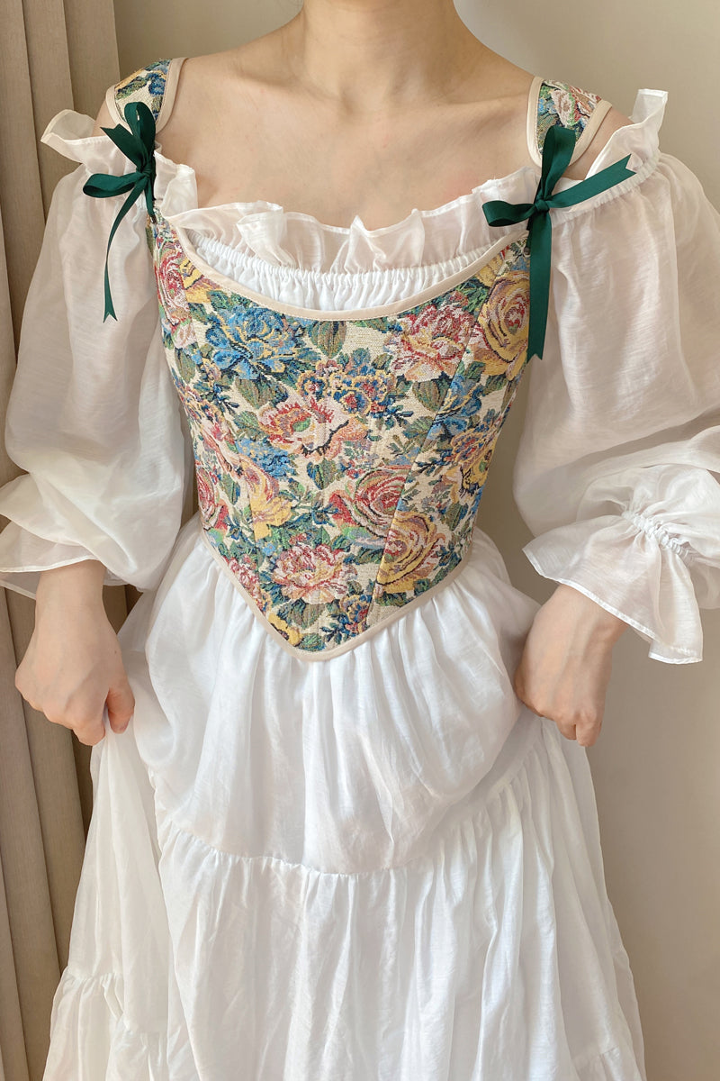 vintage corset cottagecore corset victorian corset handmade corset stay