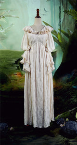 Fairycore Puff Sleeves Nymph Dress