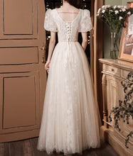 Load image into Gallery viewer, Retro Fairycore Sequins Bridal Dress Prom Dress
