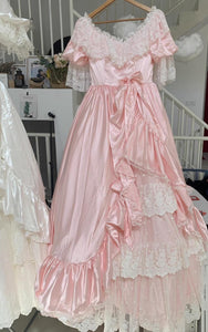 Vintage Remake Multi-Layer Princess Prom Dress Wedding Gown