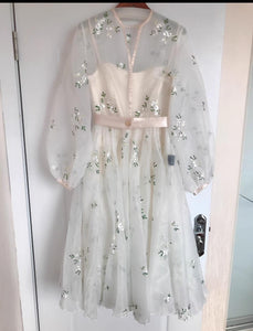 Handmade Movie Inspired Vintage Dreamy Princess Embroidery Dress