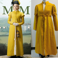 Load image into Gallery viewer, regency dress prom dress vintage dress sustainable fashion slow fashion edwardian dress period drama dress bridgerton dress regency jacket coat
